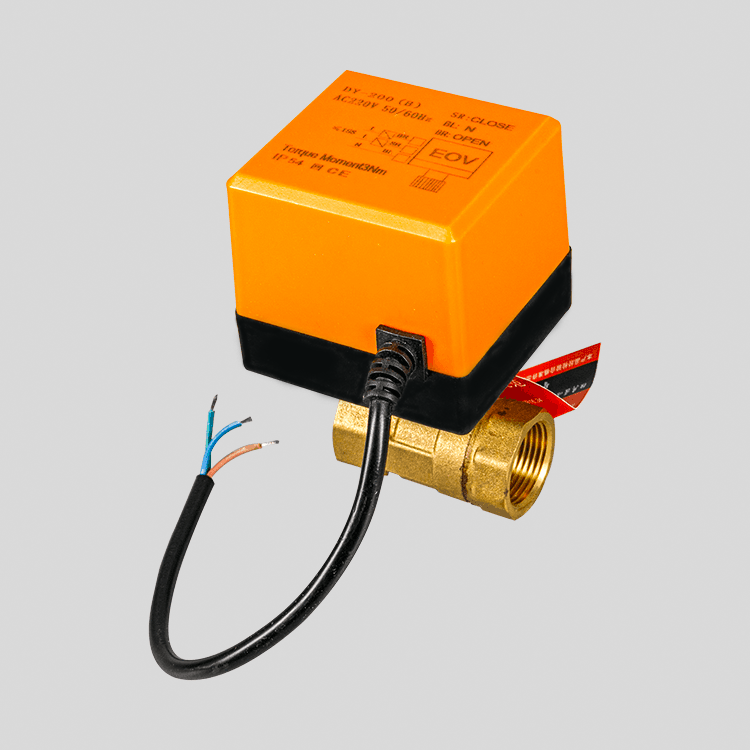 Dy-200 黄铜电动电动球阀 220V